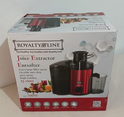 Сокоизстисквачка Royalty Line PJ-19001, 700W, 2 скорости+Pulse, 0.450 ml, Система против капене