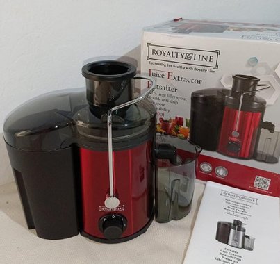 Сокоизстисквачка Royalty Line PJ-19001, 700W, 2 скорости+Pulse, 0.450 ml, Система против капене