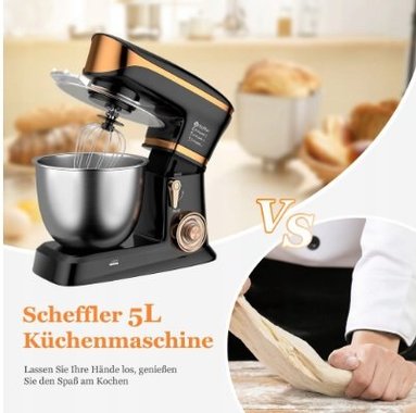 Планетарен миксер Scheffler SC-263 2000W 5л Кухненски робот Тестобъркачка