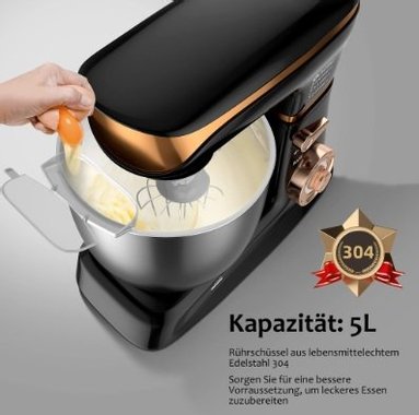 Планетарен миксер Scheffler SC-263 2000W 5л Кухненски робот Тестобъркачка
