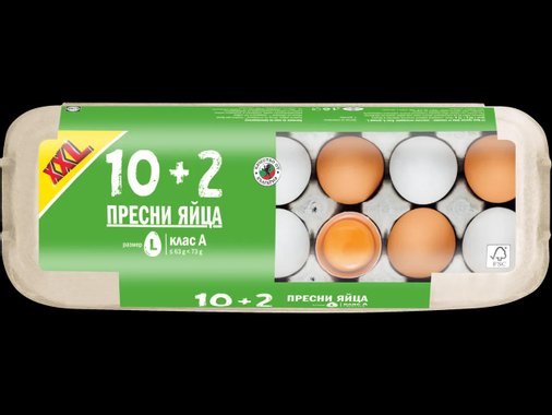 Пресни яйца XXL