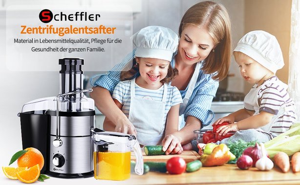 Сокоизстисквачка Scheffler JR1 PJE1000 1000W Сок от плодове зеленчуци 