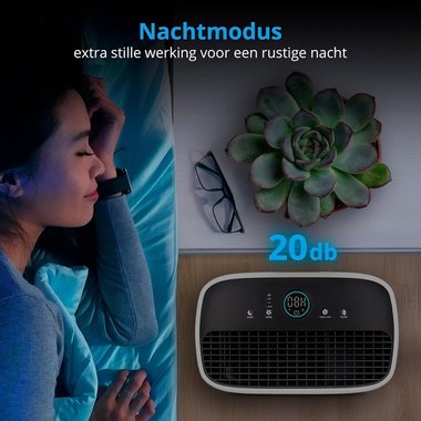 Пречиствател на въздух 3в1 Medion MD 10378 53W Smart Led дисплей Сензорен екран 72 m² 