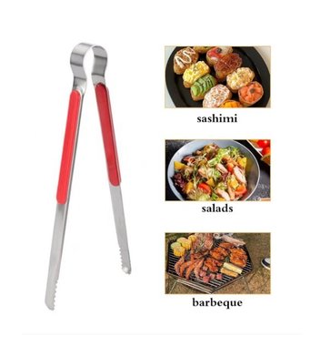 Щипка за храна QLLQ Кухненска щипка BBQ барбекю Щипка за сервиране 