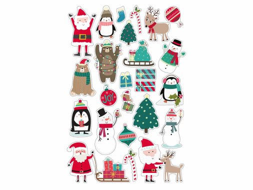 Коледни стикери
