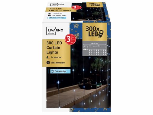 LED светеща завеса