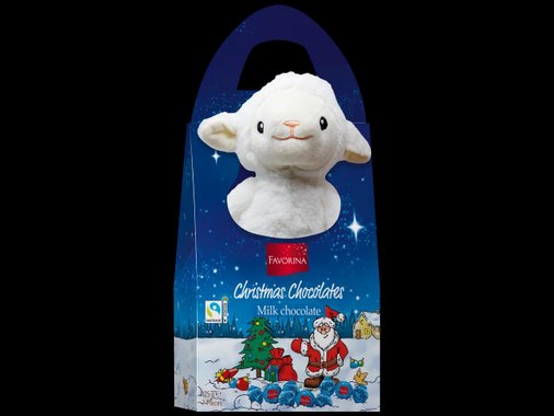 Плюшена играчка с шоколад