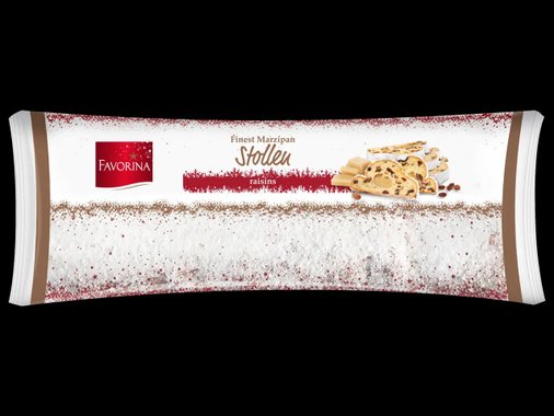 Щолен с марципан и стафиди