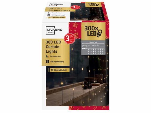 LED светеща завеса