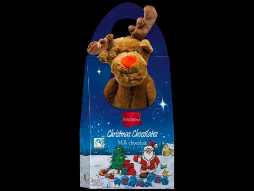 Плюшена играчка с шоколад