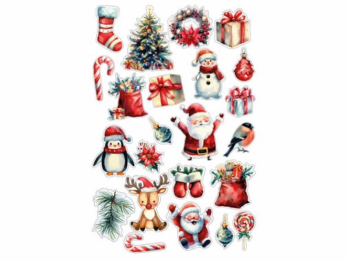 Коледни стикери