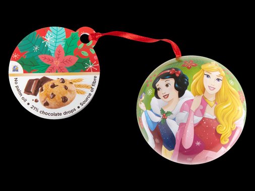 Коледна топка с бисквитки с шоколадови капки