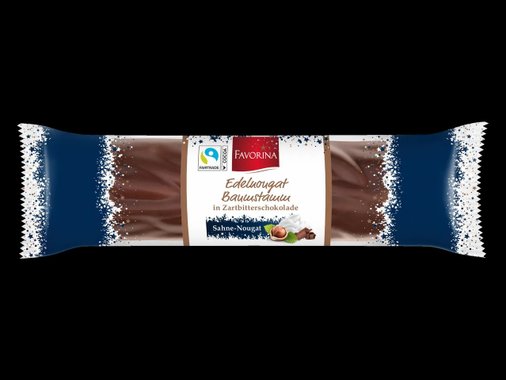 Шоколадово блокче с нуга