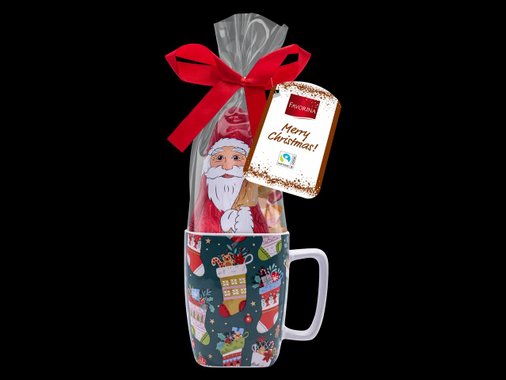 Коледна чаша с лакомства