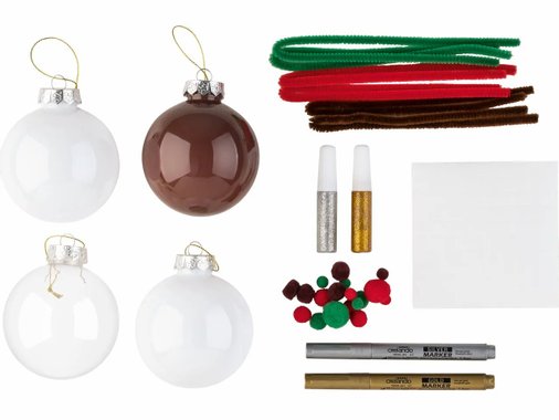 Коледна декорация за оцветяване