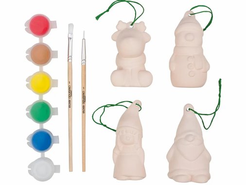 Коледна декорация за оцветяване