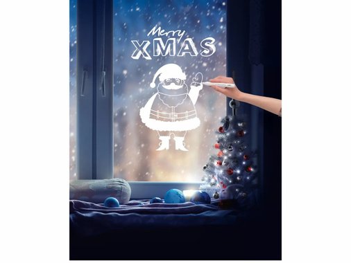 Коледни шаблони за прозорци