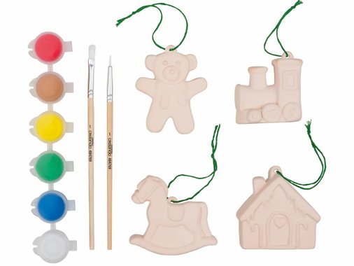 Коледна декорация за оцветяване