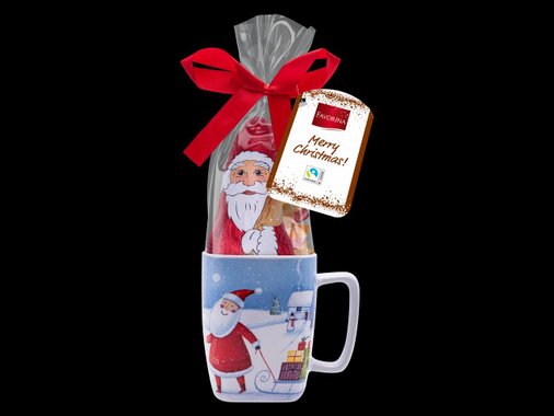 Коледна чаша с лакомства