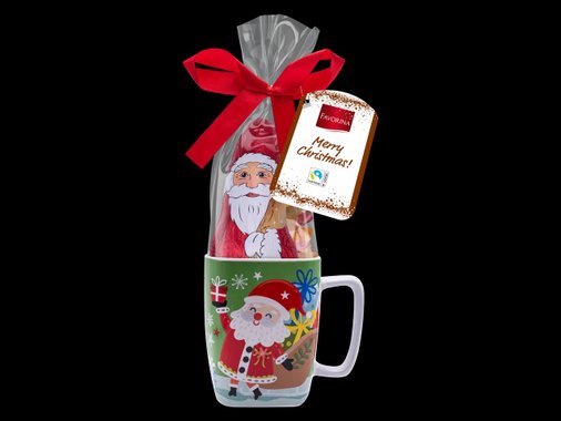 Коледна чаша с лакомства