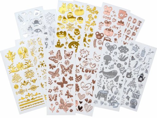 Творчески комплект, декоративна хартия, хартиена лента или стикери