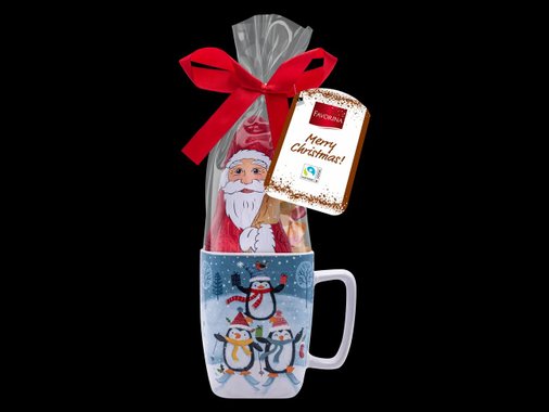 Коледна чаша с лакомства