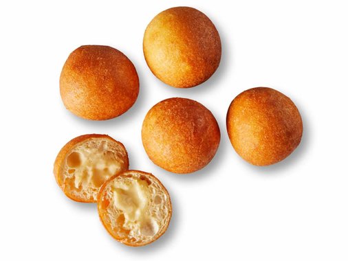 Топчета с ванилов пълнеж