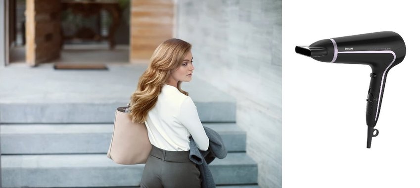 Сешоар Philips Dry Care BHD170 2200W ThermoProtect Ionic Йонизация 