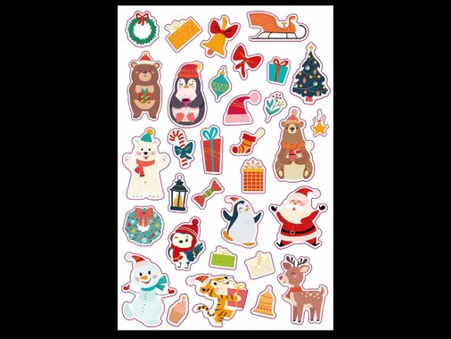 Коледни стикери