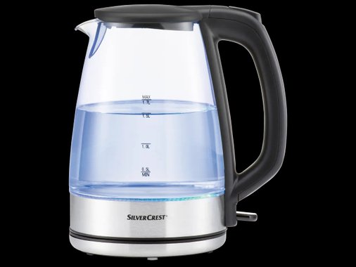 Стъклена eлектрическа кана за вода