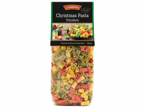 Паста с коледни мотиви