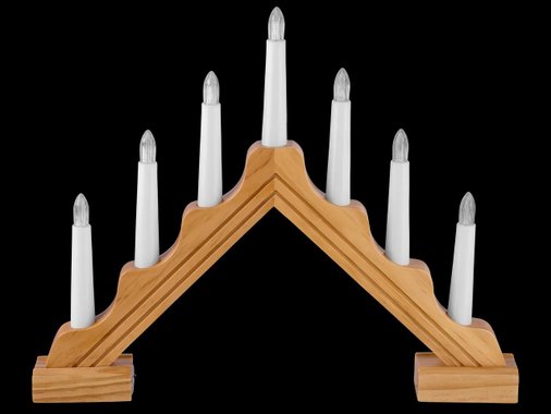 Коледен LED свещник