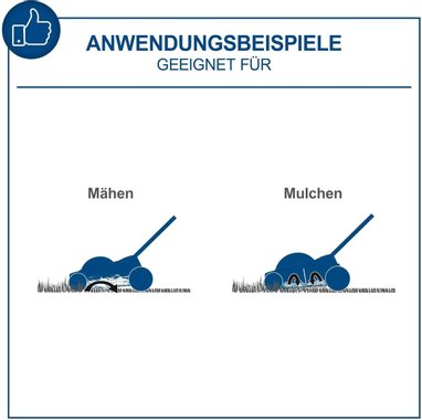 Акумулаторна косачка за трева Scheppach BC MP220 X IXES 21.5 Мини косачка за трева Мулчиране Косене