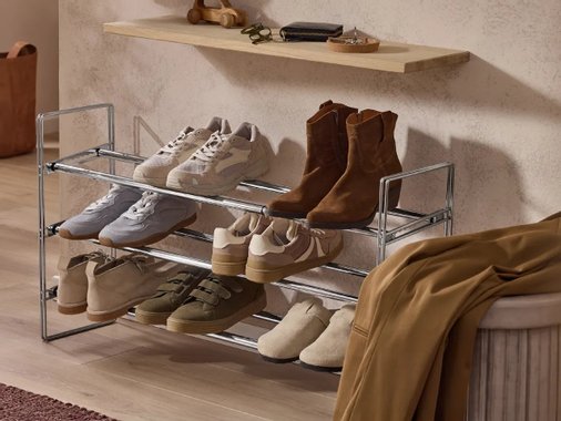 Разтегателна етажерка за обувки