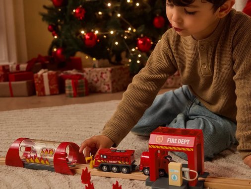 Комплект за дървена железница