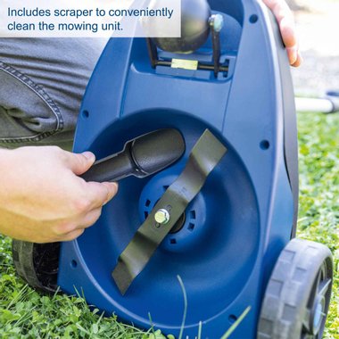 Акумулаторна косачка за трева Scheppach BC MP220 X IXES 21.5 Мини косачка за трева Мулчиране Косене