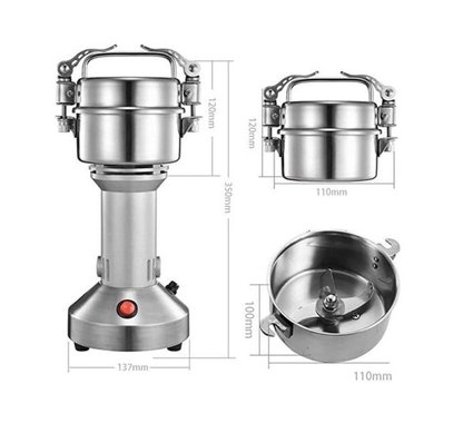 Електрическа мелница за кафе и подправки Nexser NS 150 BG 1000W 150гр Професионална мелничка 