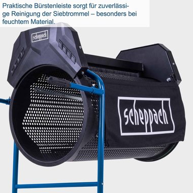 Ротационно сито Scheppach RS500 350W Ел Градинско сито 