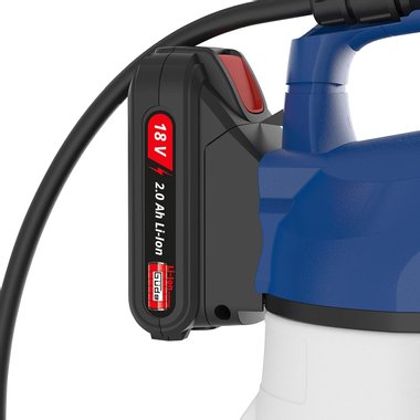 Акумулаторна пръскачка Gude SG 18 201 05 3л 18V 58570 Батерия и зарядно устройство 