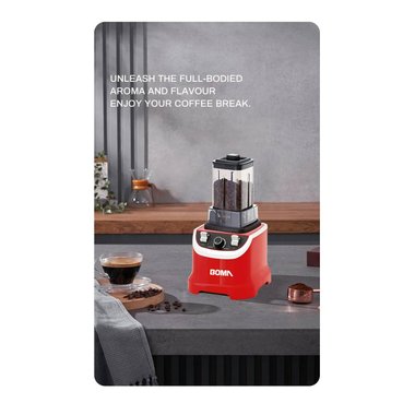 Кухненски робот 6в1 Boma BM 777 1500W Блендер Чопър Фрешка Кафе мелачка Мултифункционален уред 