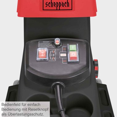 Дробилка за клони Scheppach GS60 2800W Клонотрошачка Шредер за клони Роторна дробилка 