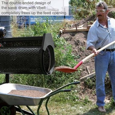 Ротационно сито Scheppach RS500 350W Ел Градинско сито 