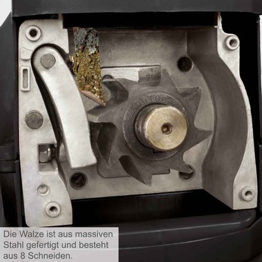 Дробилка за клони Scheppach GS60 2800W Клонотрошачка Шредер за клони Роторна дробилка 