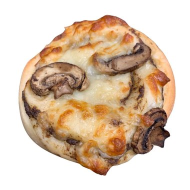 Пица охлювче с гъби