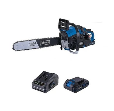 Верижен трион Sceppach PCS56E IXES 20V 2Ah 2.3kW 56 см³ 51см с батерия и зарядно Бензинова резачка 