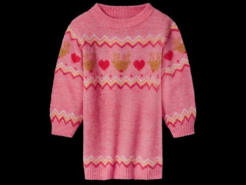 Детска плетена рокля