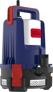 Акумулаторна потопяема помпа за чиста вода Gude KTP 18 201 23 2000 л/ч 18V 2Ah с батерия и бързо зарядно устройство