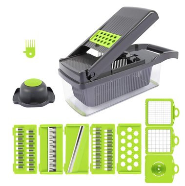 Мултифункционално кухненско ренде Prokitchen DE-QCQ-14A-XBS Grater 13в1 Мулти ренде Кухненско ренде