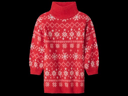 Детска плетена рокля