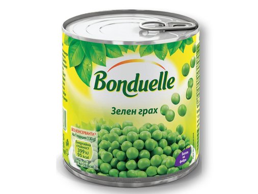 Зелен грах, сладка царевица или червен фасул